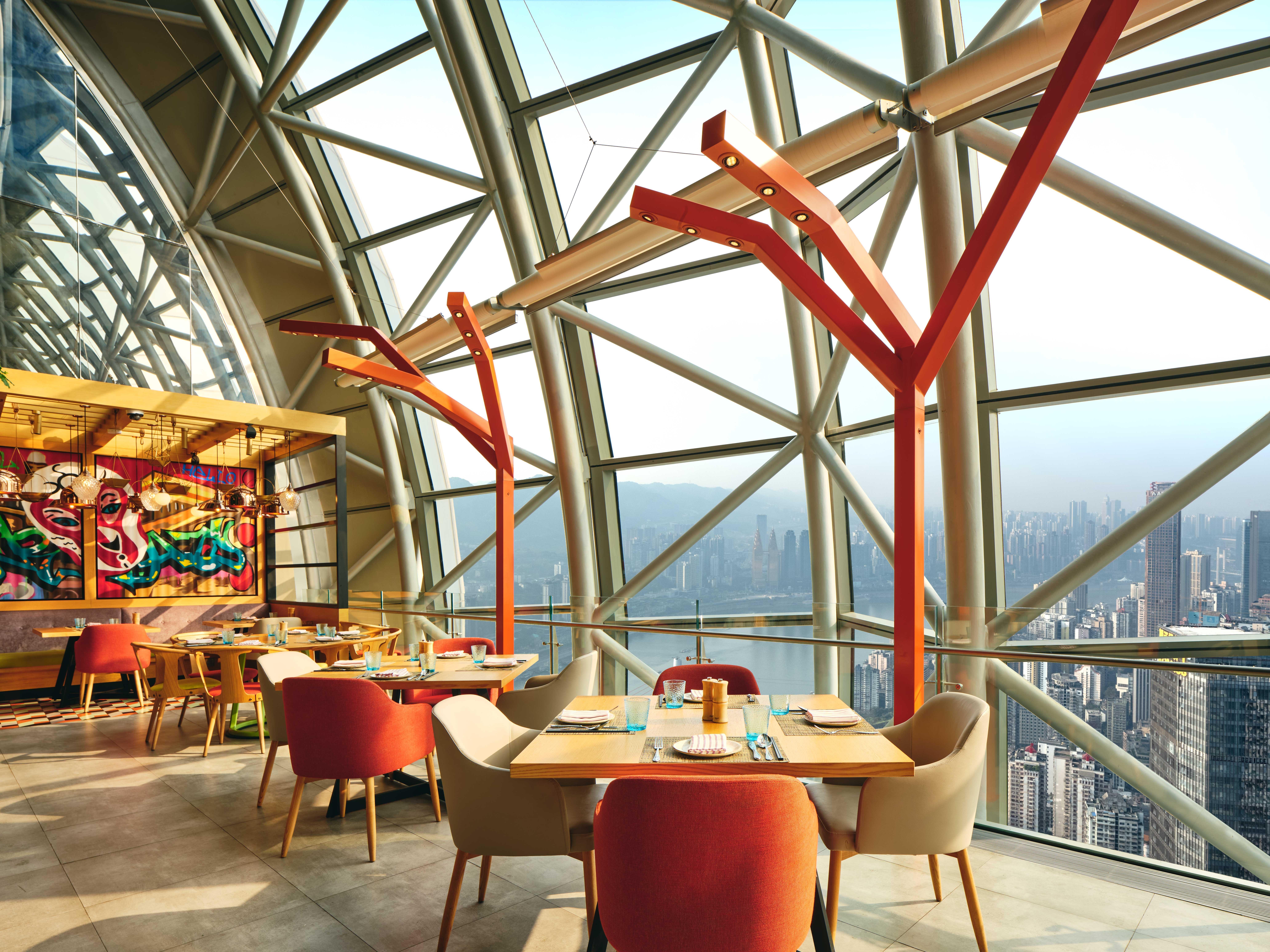 Intercontinental Chongqing Raffles City By Ihg Zewnętrze zdjęcie