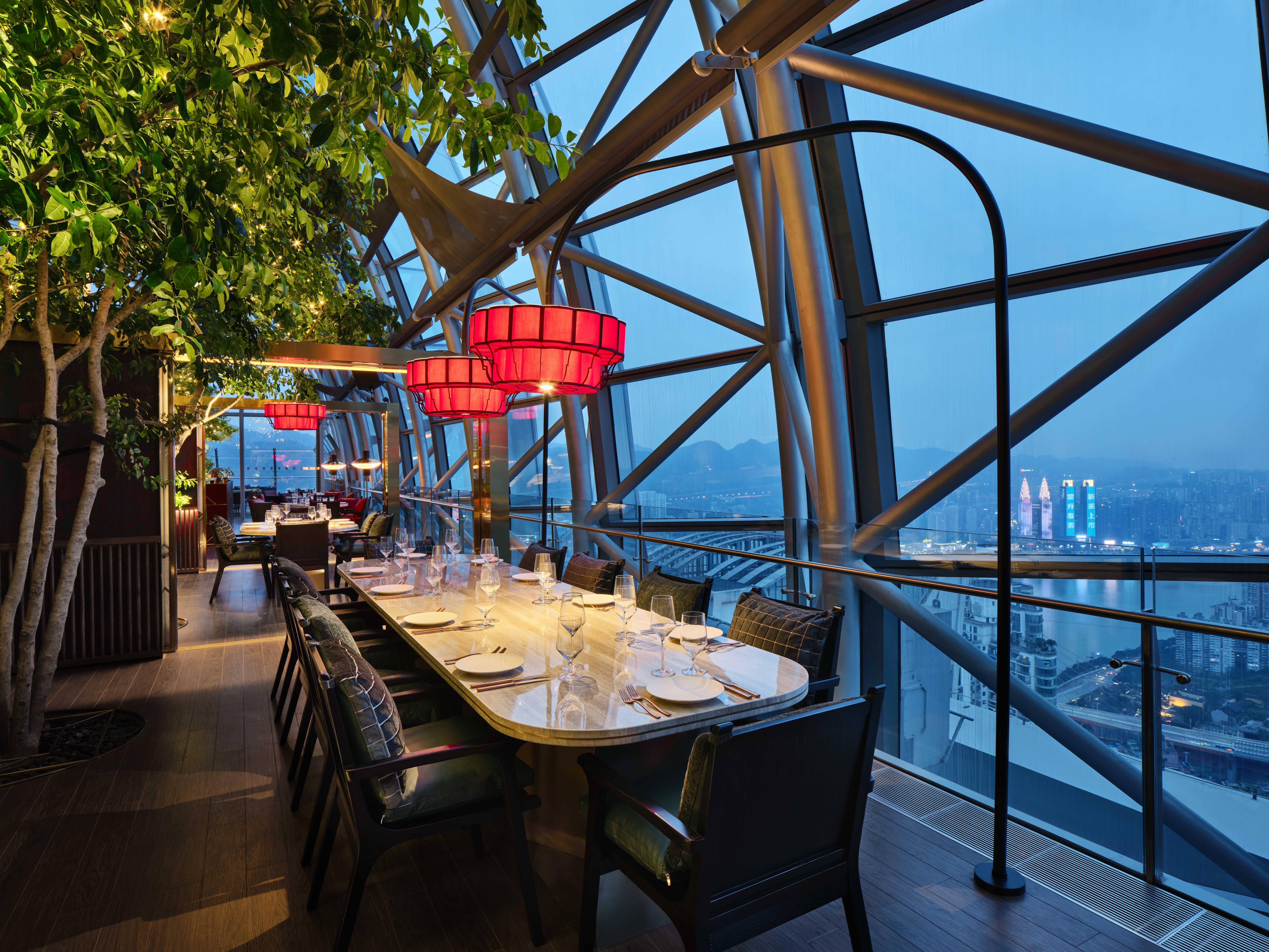 Intercontinental Chongqing Raffles City By Ihg Zewnętrze zdjęcie