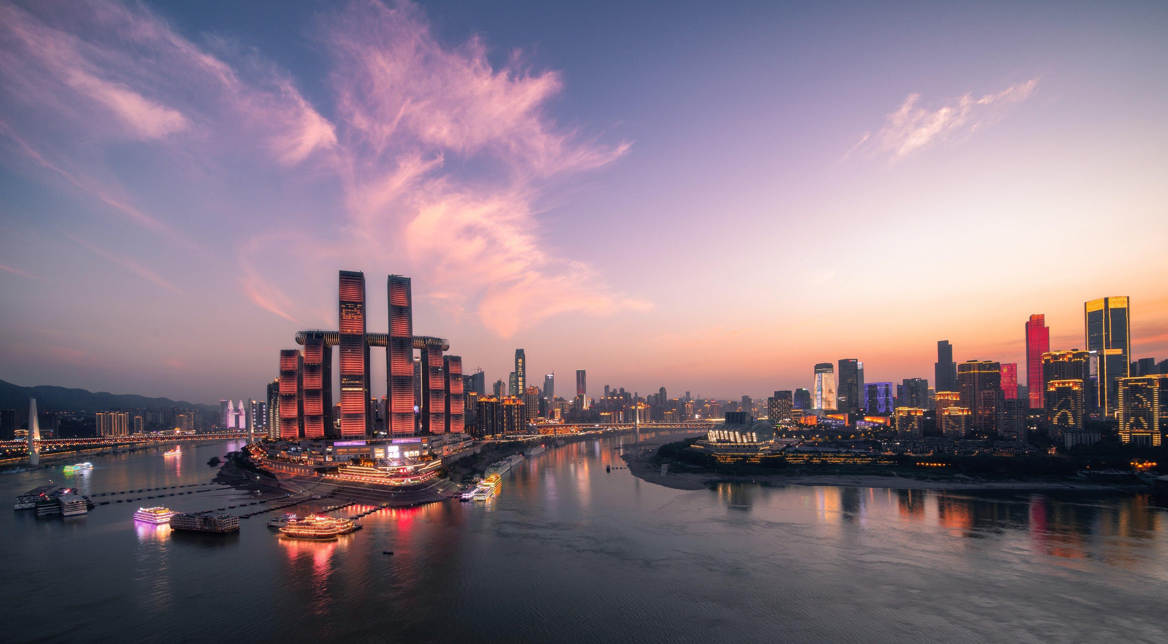 Intercontinental Chongqing Raffles City By Ihg Zewnętrze zdjęcie